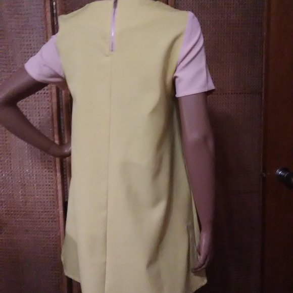 Shelin   Color Block Small  Mini Dress #45 - Picture 5 of 7